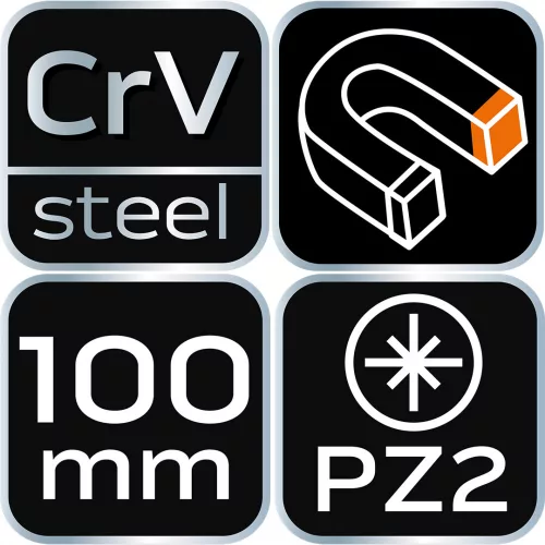 NEO Csavarhúzó PZ1x100mm (04-183)