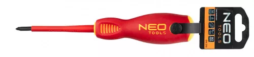 NEO Csavarhúzó SL/PZ1 80mm, 1000V, szigetelt (04-219)