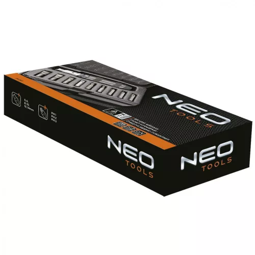 NEO Ütvecsavarozó készlet, 1/2", 10db (04-250)