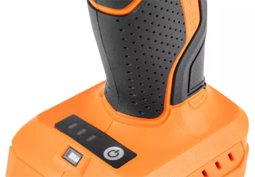 NEO Akkus szénkefementes ütvecsavarozó, 1/2" (négyszög) Energy+, 18V, 850Nm, akku nélkül (04-608)