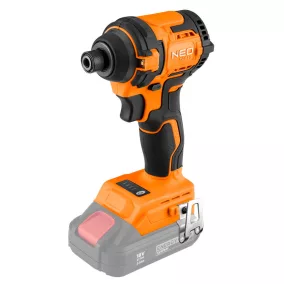   NEO Akkus szénkefementes ütvecsavarozó 1/4"(hatszög), Energy+, 18V, Kompakt méret, 300NM, akku nélkül! (04-612)