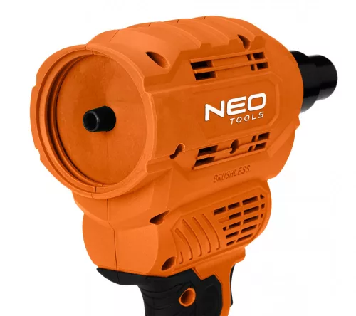 NEO Akkus popszegecshúzó, Energy+, 18V, szegecsátmérő 2,4-6-4mm, húzóerő 12000 N (04-617)