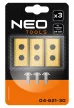 NEO Fűnyírókés készlet 04-621 robotfűnyíróhoz, 3db/cs (04-621-30)