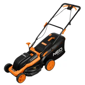   NEO Elektromos fűnyíró 1600W, 380mm, 45L-es gyűjtőkosár (04-628)