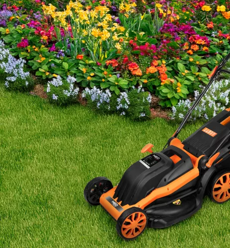NEO Elektromos fűnyíró 1800W, 440mm, 45L-es gyűjtőkosár (04-629)