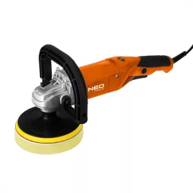   NEO Polírozógép, 900W, 150mm, fordulatszám szabályzó, 600-3000/perc (04-701)