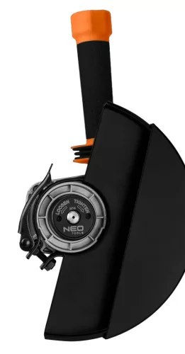 NEO Sarokcsiszoló, 3000W, 230mm, 3m-es gumikábel, 3 állású markolat, gyorszáras rögzítőanya (04-715)