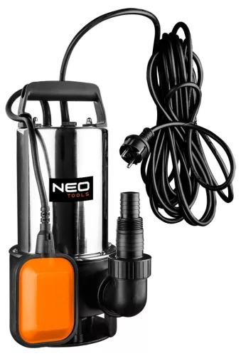 NEO Szennyvízszivattyú, inox ház, 900W, 17.000L/óra (04-735)