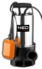 NEO Szennyvízszivattyú, inox ház, 900W, 17.000L/óra (04-735)