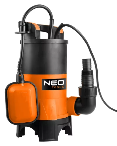 NEO Szennyvízszivattyú, műanyag házas, 400W, 8000L/óra (04-745)