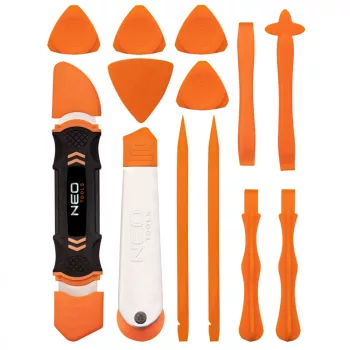   NEO Műszerész szétválasztó készlet 13db, okostelefonok, táblagépek, laptopok. Műanyag (06-127)