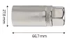 NEO GYERTYAKULCS 1/2"21mm, Mágneses, Spline (08-091)