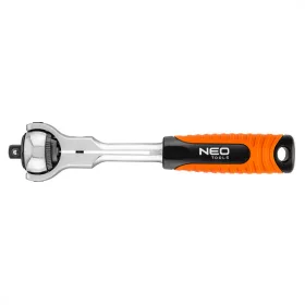   NEO Racsnis kulcs 3/8", forgófejes 360°, 72 fog (08-543)