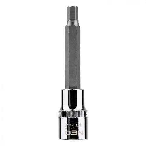 NEO Imbusz dugókulcs 1/2'' H7, 100mm (08-782)