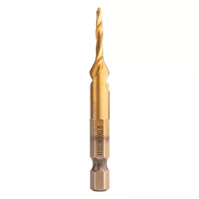   NEO Gépi menetfúró, 2az1ben előfúró éllel, HSS-Titán, M3X0,5mm, hatszög szárral (08-949)