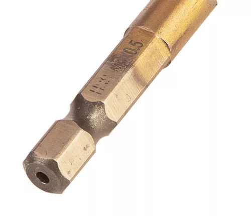 NEO Gépi menetfúró, 2az1ben előfúró éllel, HSS-Titán, M3X0,5mm, hatszög szárral (08-949)