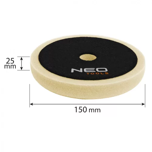NEO Polírkorongok 150 x 150mm x 25mm, abraziv (08-978)