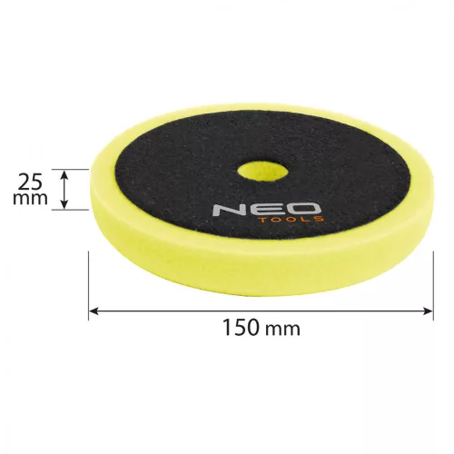 NEO Polírkorongok, 150 x 150mm x 25mm, kemény szivacs (08-980)