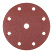 NEO Csiszolókorong tépőzáras 150mm, P40, 9 lyukkal, 5db, 04-721-hez (08-990)