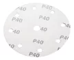 NEO Csiszolókorong tépőzáras 150mm, P40, 9 lyukkal, 5db, 04-721-hez (08-990)