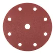 NEO Csiszolókorong tépőzáras 150mm, P120, 9 lyukkal, 5db, 04-721-hez (08-994)