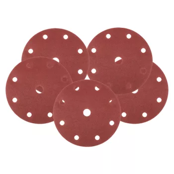   NEO Csiszolókorong tépőzáras 150mm, P180, 9 lyukkal, 5db, 04-721-hez (08-995)