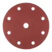 NEO Csiszolókorong tépőzáras 150mm, P240, 9 lyukkal, 5db, 04-721-hez (08-996)
