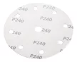 NEO Csiszolókorong tépőzáras 150mm, P240, 9 lyukkal, 5db, 04-721-hez (08-996)