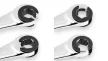 NEO Racsnis csillag-villáskulcs, félig nyitott, 9mm (09-256)