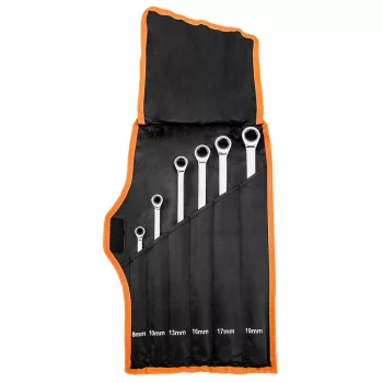   NEO Racsnis hosszú csillagkulcs készlet 6db, 8-19mm (09-370)