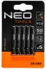 NEO Torziós ütvecsavarozó bitek S2, 50mm, PZ3 - 5db. (09-580)