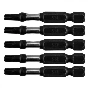   NEO Torziós ütvecsavarozó bitek S2, 50mm, T25 - 5db. (09-585)