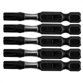   NEO Torziós ütvecsavarozó bitek S2, 50mm, T30 - 5db. (09-587)