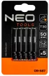 NEO Torziós ütvecsavarozó bitek S2, 50mm, T30 - 5db. (09-587)