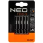   NEO Torziós ütvecsavarozó bitek S2, 50mm, T30 - 5db. (09-587)