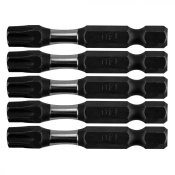   NEO Torziós ütvecsavarozó bitek S2, 50mm, T40 - 5db. (09-588)