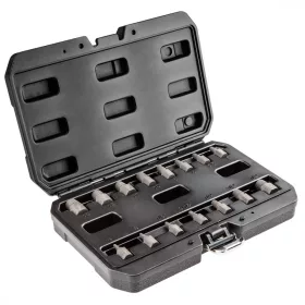   NEO Törtcsavar-kihajtó készlet, 1/2", 15db, 3-14mm (M6-M24) (09-607)
