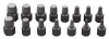 NEO Törtcsavar-kihajtó készlet, 1/2", 15db, 3-14mm (M6-M24) (09-607)