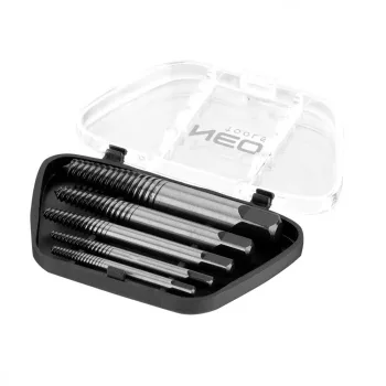   NEO Törtcsavar-kihajtó készlet, 5db, négyszög vég, 2-14mm (M3-M18) (09-615)