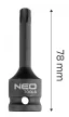 NEO Torziós bit ütvecsavarozókhoz 1/2" T45 (10-260)