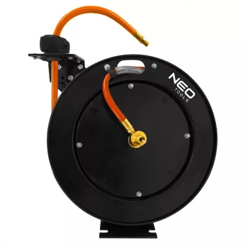   NEO Pneumatikus tömlődob, automata, fém, nyitott, nagy igénybevételre (10-701)