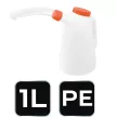 NEO Olaj és hűtőfolyadék beöntő kanna, Flexi csővel, 1l (10-802)