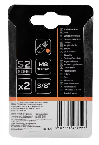 NEO Imbusz bit 6x30mm, S2x2db (10-972)