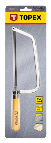 TOPEX Fémfűrész 150mm fanyéllel (10A150)
