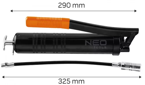 NEO Karos zsírzó 400 cm³-es, 8x300mm-es tömlővel, (10 000 Psi) (11-500)