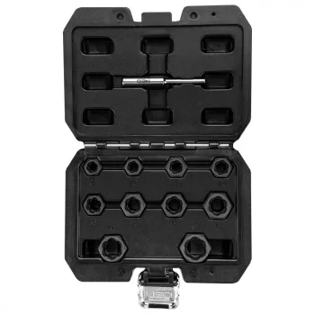   NEO Dugókulcskészlet SÉRÜLT FEJŰ csavarokhoz, 3/8", 11db (11-922)