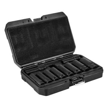   NEO Gépi Dugókulcskészlet 1/2" 10db HOSSZÚ 10-24 CR-MO (12-107)