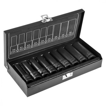   NEO Gépi Dugókulcskészlet 1/2" 9db HOSSZÚ TORxE10-24 CR-MO (12-110)