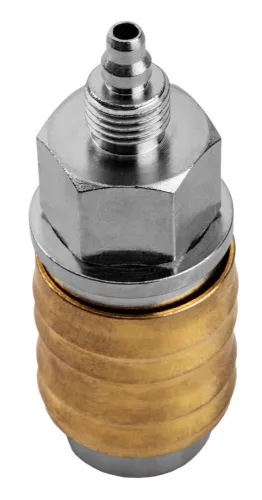 NEO Pneumatikus Gyorscsatlakozó, 4x6mm tömlőkimenetes,védőrugós (12-600)