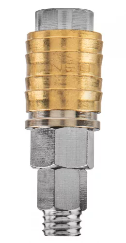 NEO Pneumatikus Gyorscsatlakozó, 8x10mm tömlőkimenetes,védőrugós (12-602)